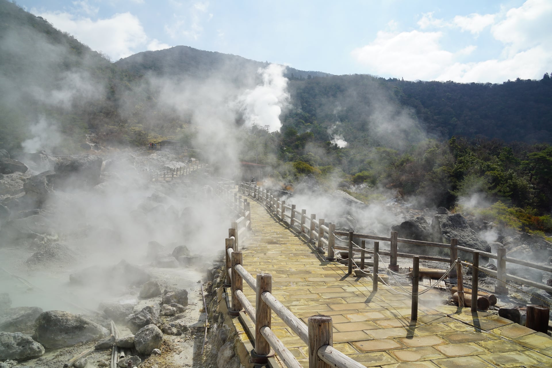 Unzen Onsen area